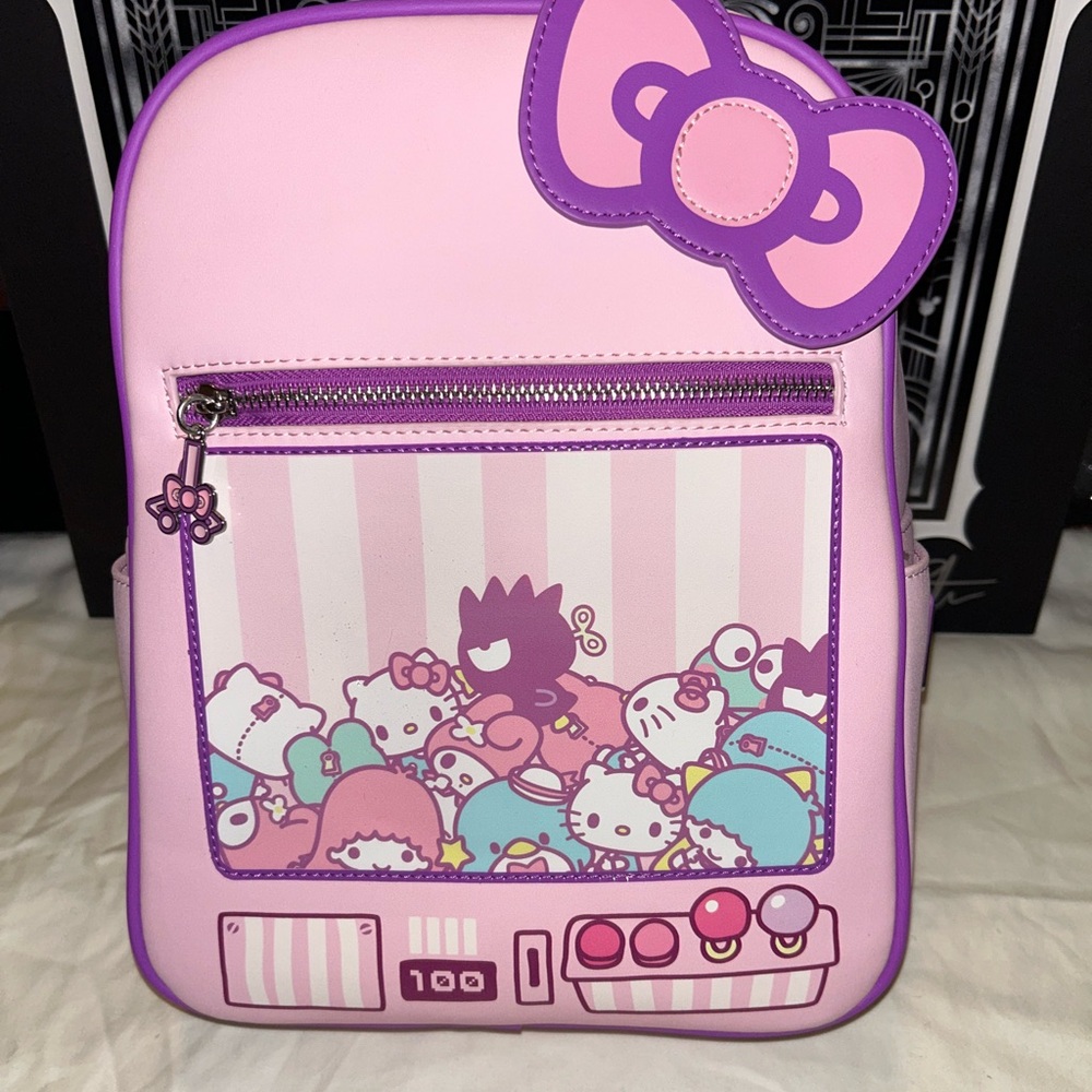 NWT BoxLunch Exclusive Sanrio Claw Machine Loungefly Backpack